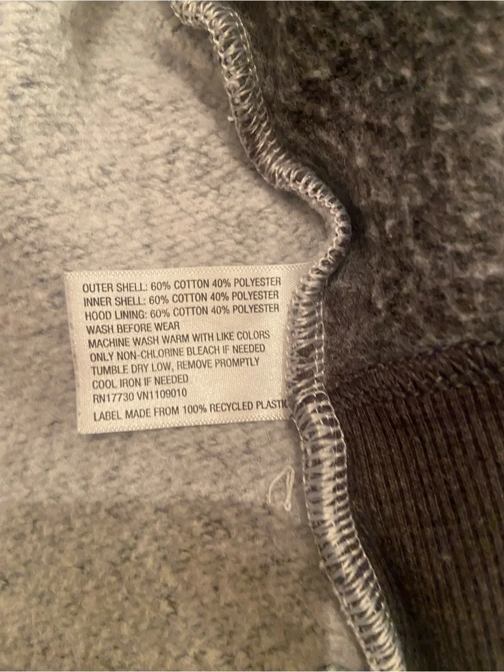 OshKosh B'gosh Speckled Gray Knit Hooded Jacket
